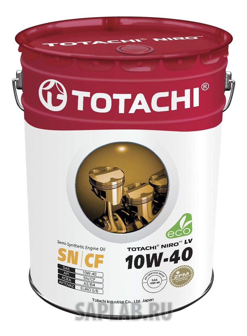 Купить TOTACHI 4589904921629 Моторное масло Totachi Niro LV Semi-Synthetic SN/CF 10W-40 19,07л