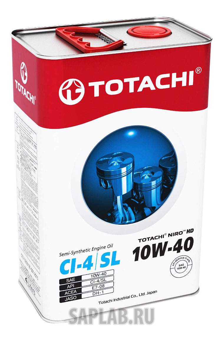 Купить TOTACHI 4589904921971 Моторное масло Totachi Niro  HD Semi-Synthetic API CI-4 / SL 10W-40 4л