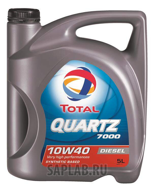 Купить TOTAL 148646 Моторное масло Total Quartz D 7000 10W-40 5л