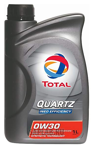 Купить TOTAL 186931 Моторное масло Total Quartz Ineo efficiency 0W-30 1л