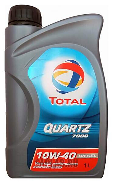 Купить TOTAL 201525 Моторное масло Total Quartz D 7000 10w-40 5л