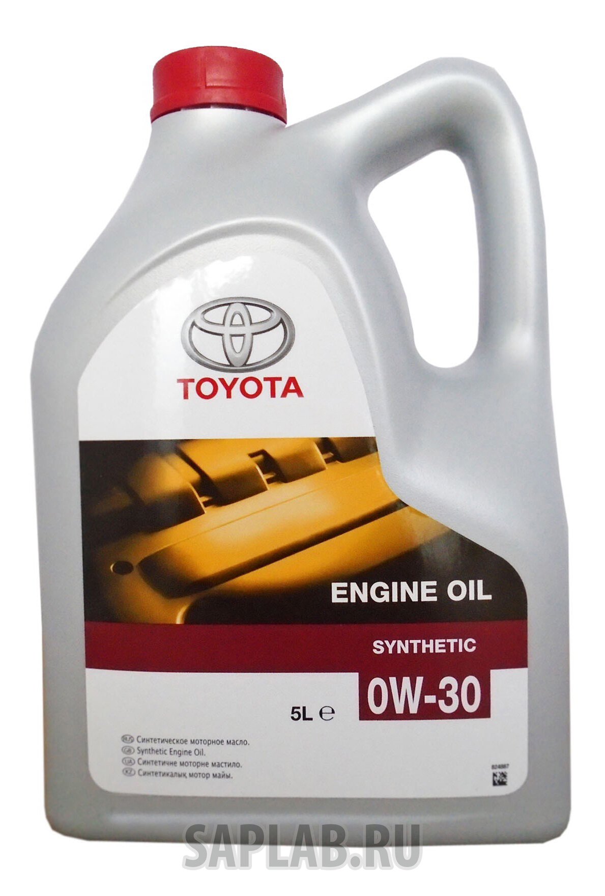 Купить TOYOTA 0888080365GO Моторное масло Toyota Engine Oil Synthetic 0W-30 5л