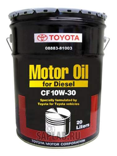 Купить TOYOTA 888381003 Моторное масло Toyota Diesel Oil CF 10W-30 20л
