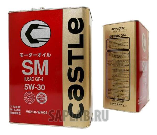 Купить TOYOTA V9210WA04 Моторное масло Castle Motor Oil SM 5W-30 4л