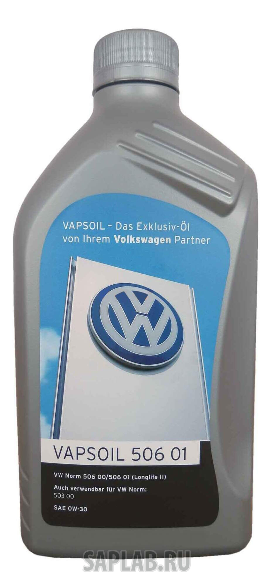 Купить VAPSOIL 600010320 Моторное масло Vapsoil 50601 VW 0W-30 1л