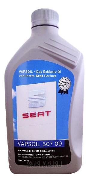 Купить VAPSOIL G0W3050700M2SE VAPSOIL 507 00 Seat 0W-30 1л