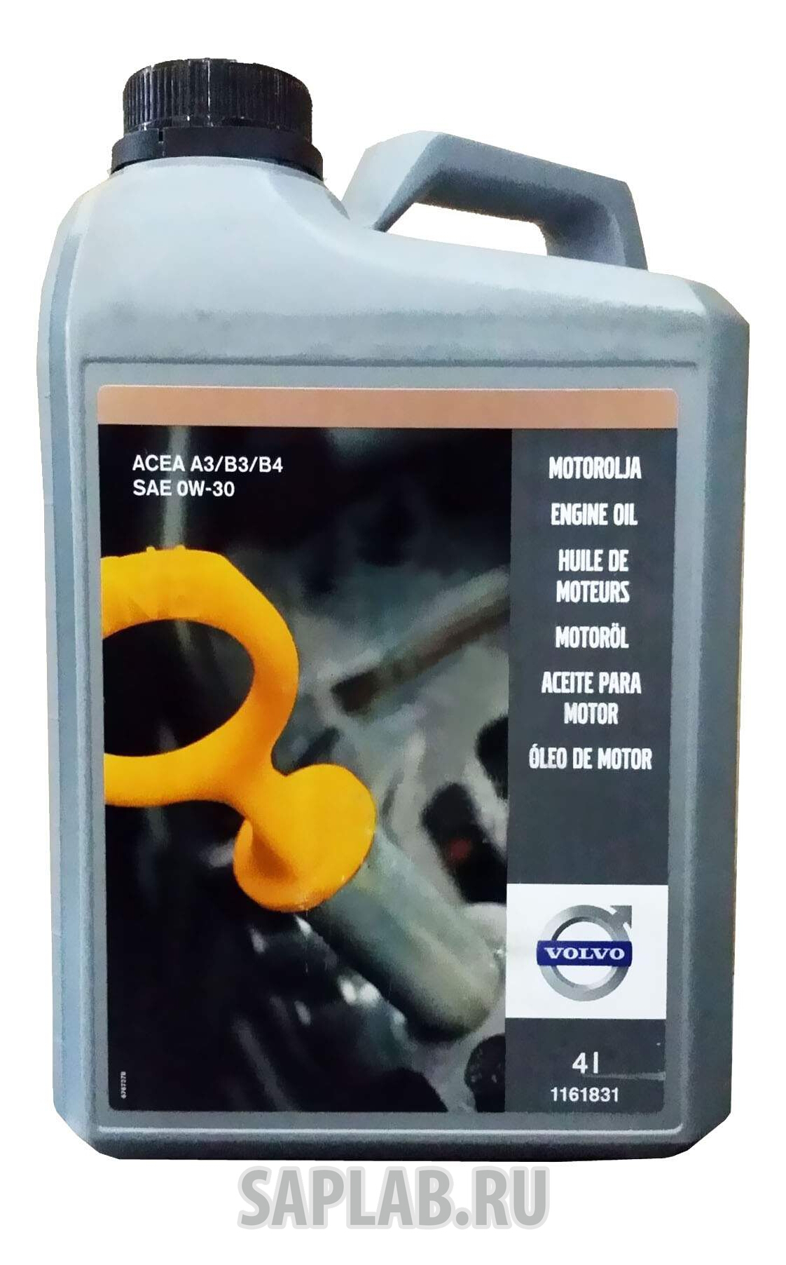 Купить VOLVO 1161831 Моторное масло wolf ACEA A3/B3/B4 0W-30 4л