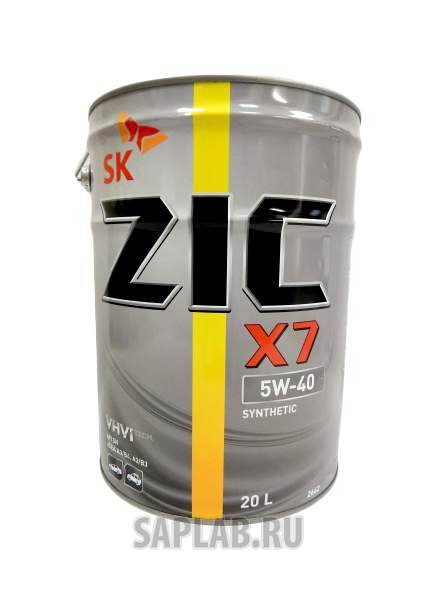 Купить ZIC 192662 Моторное масло Zic X7 5W-40 20л