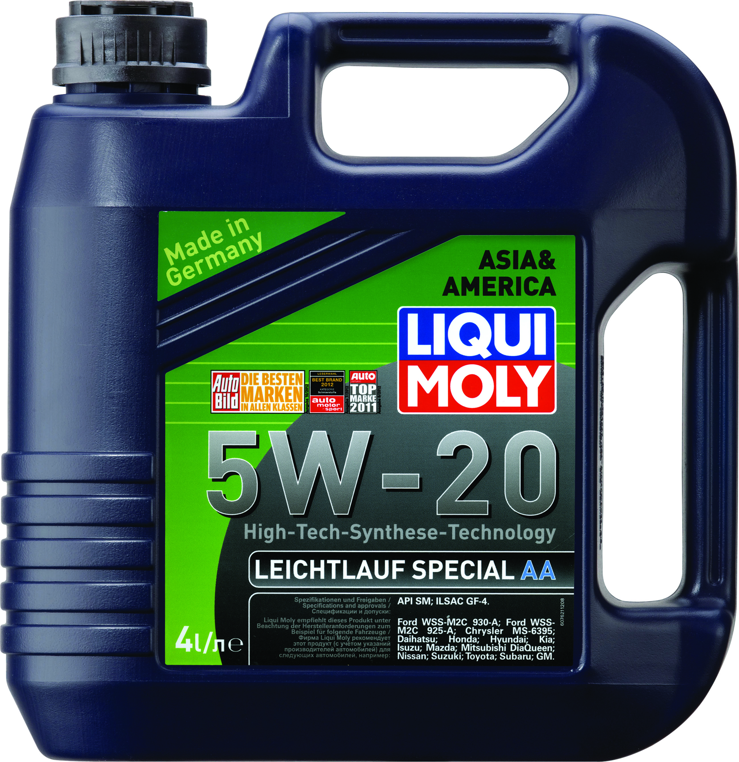 Купить LIQUI MOLY 7621 Моторное масло Liqui moly Special Tec AA 5W-20 4л