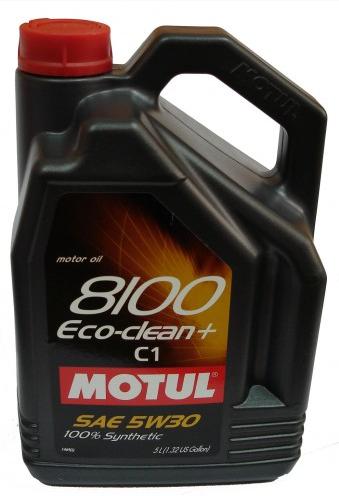 Купить MOTUL 101584 Моторное масло Motul 8100 Eco-clean+ 5W-30 5л