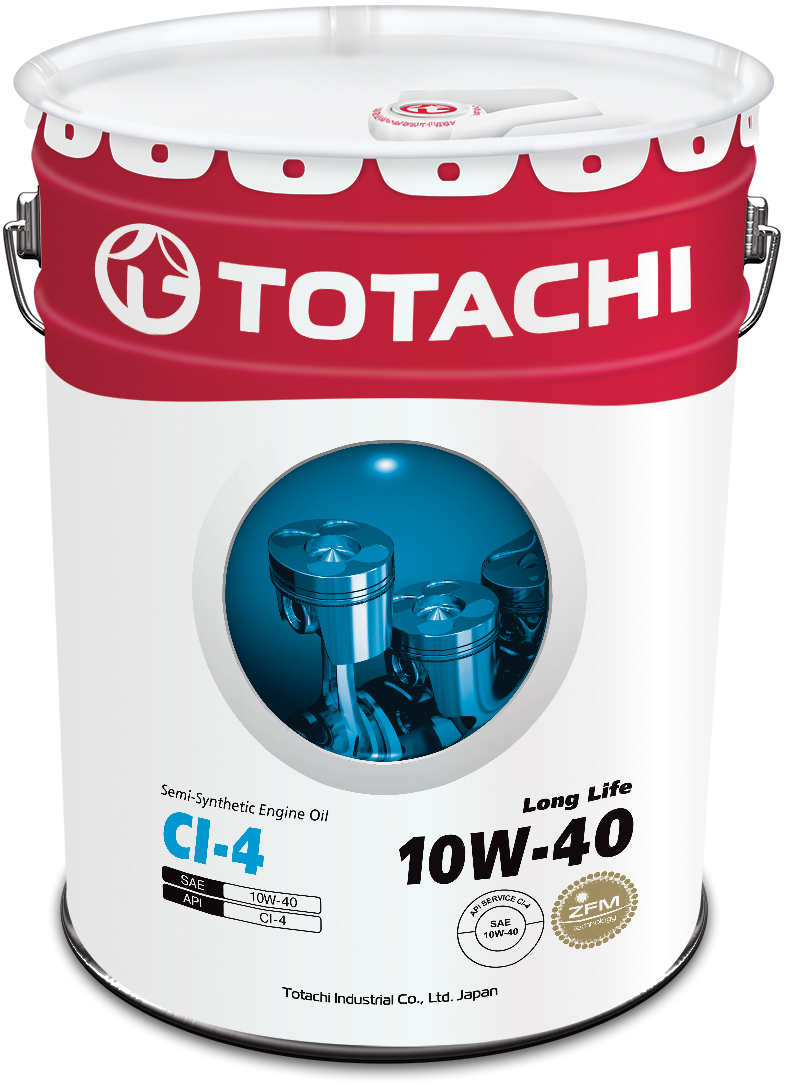 Купить TOTACHI 4562374690592 Моторное масло Totachi Long Life Semi-Synthetic CI-4 10W-40 20л