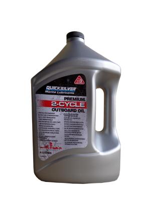 Купить QUICKSILVER 92858022QB1 Моторное масло Quicksilver Premium 2-Cycle Outboard Oil TC-W3 5W-30 4л