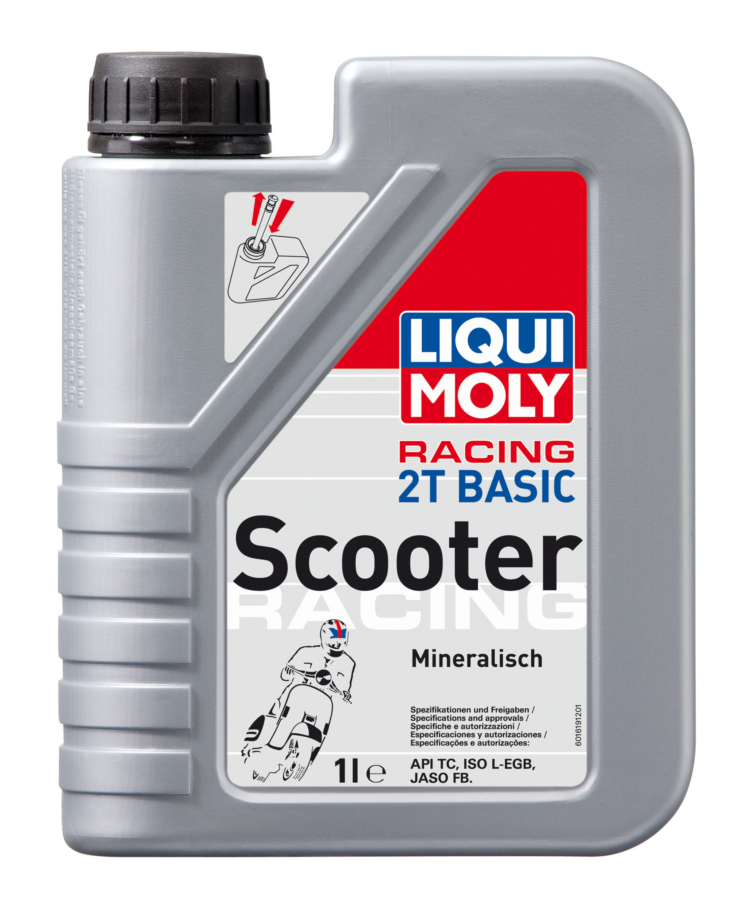 Купить LIQUI MOLY 8068 Моторное масло Liqui moly Motorbike 2T Basic Scooter TC 30 1л