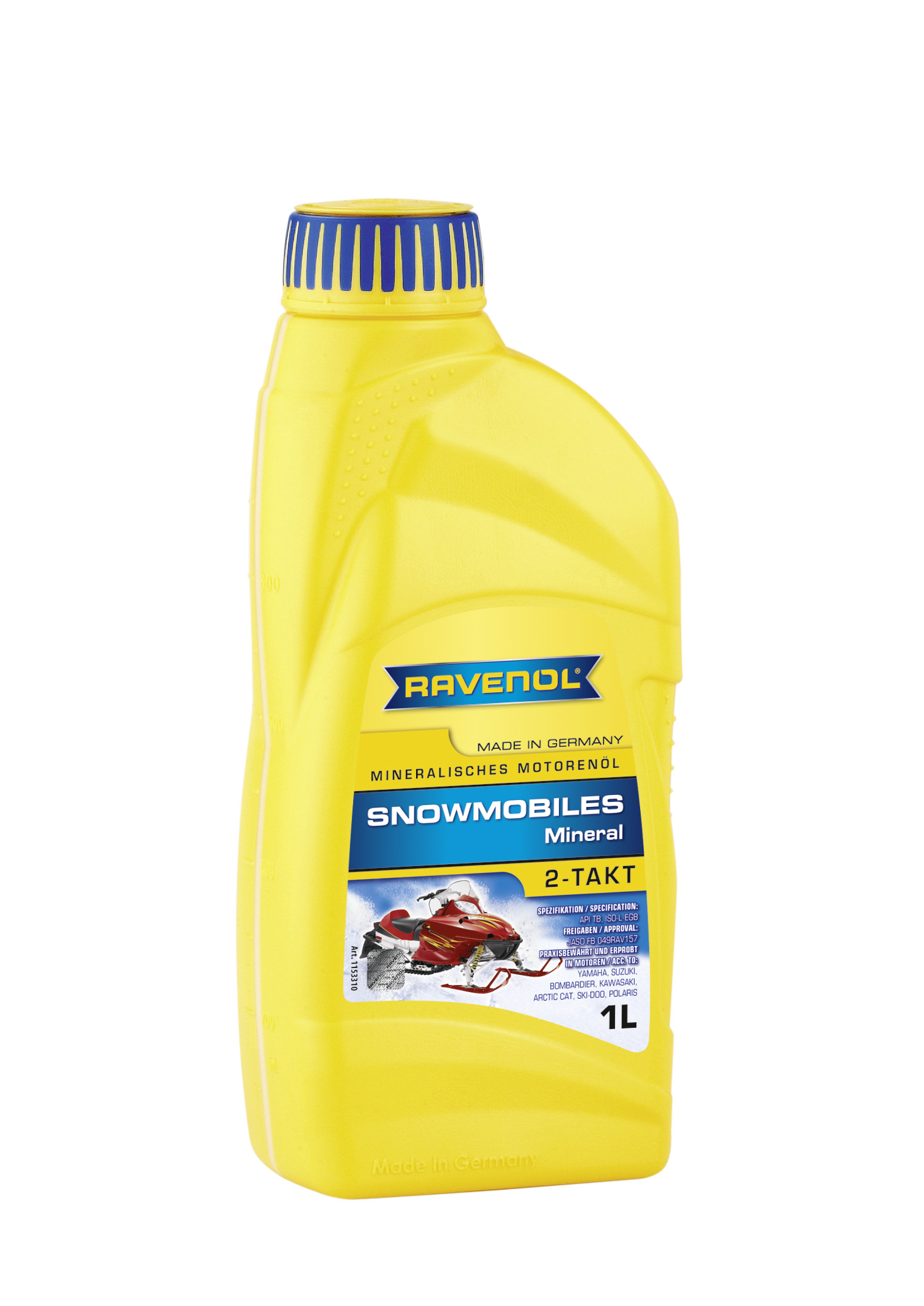Купить RAVENOL 4014835729513 Моторное масло Ravenol Snowmobiles Mineral 2-Takt 5W-30 1л