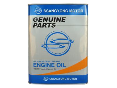 Купить SSANGYONG 0000000390 Моторное масло SsangYong All Seasons Diesel/Gasoline Engine Oil MB229,1 SAE 10W-40 4л