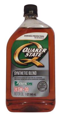 Купить QUAKER STATE 073102014411 Моторное масло Quaker state Synthetic Blend dexos 1 SAE 5W-30 0,946л
