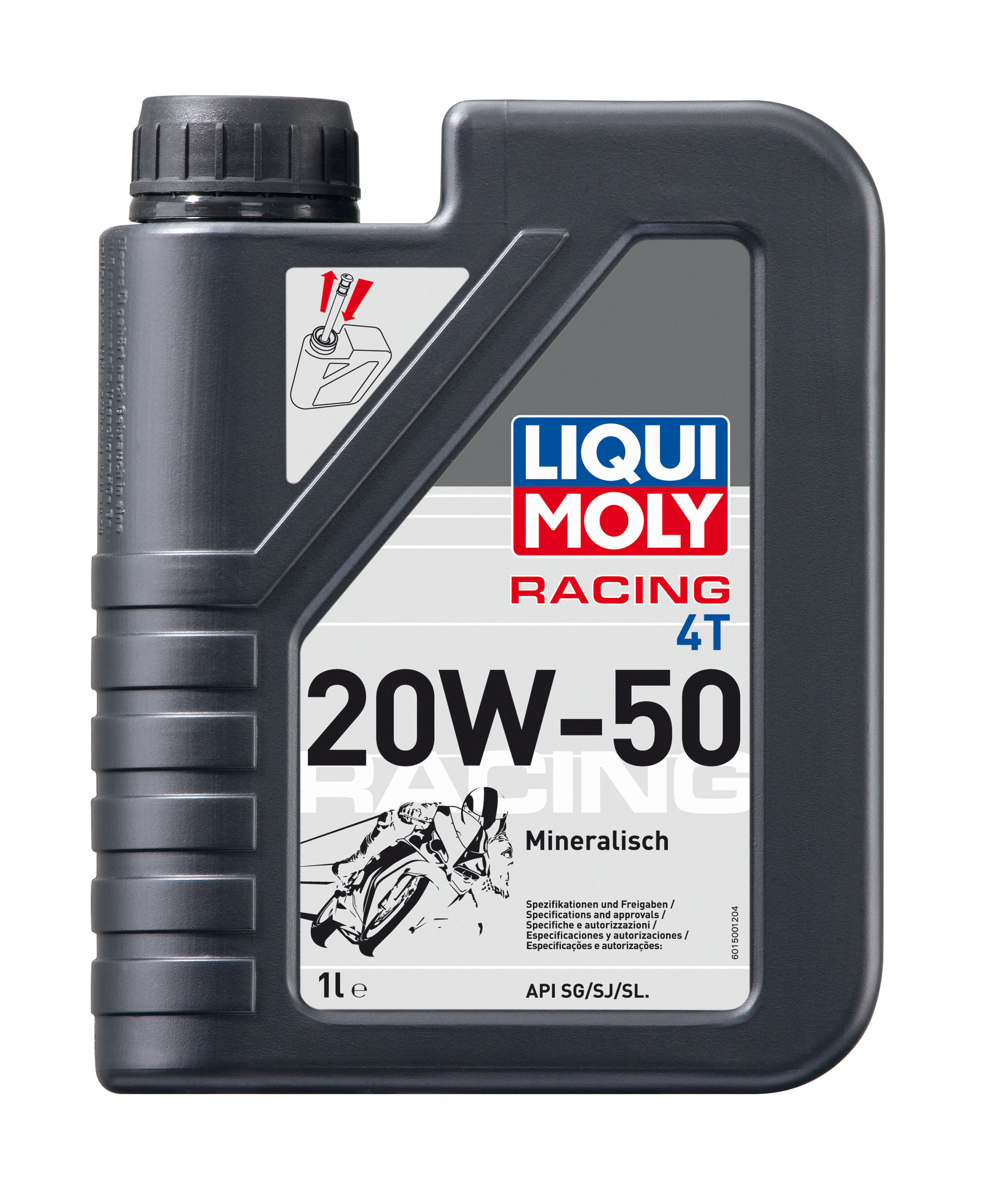 Купить LIQUI MOLY 7632 Моторное масло Liqui moly Motorbike 4T Street 20W-50 1л