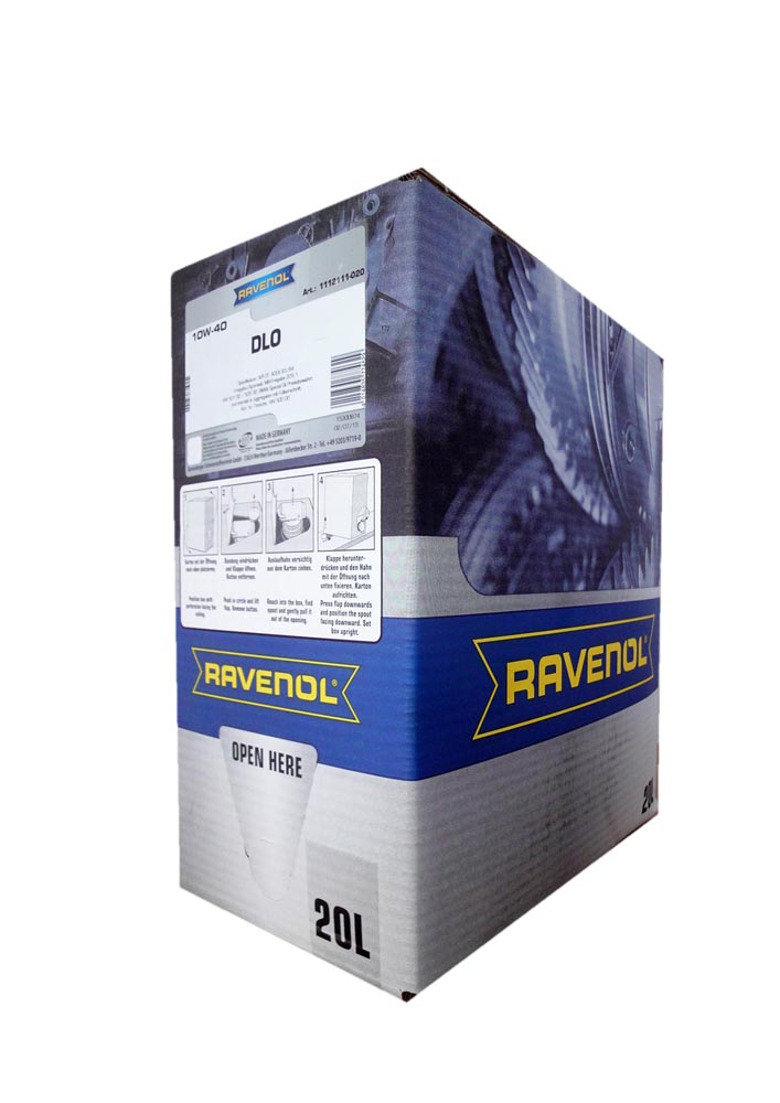 Купить RAVENOL 4014835774629 Моторное масло Ravenol DLO SAE 10W-40 20л