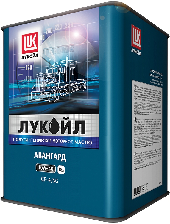 Купить LUKOIL 187780 Моторное масло Lukoil Авангард API CF-4/SG 10W-40 18л