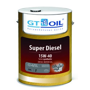 Купить GT OIL 8809059407080 Моторное масло GT-Oil Super Diesel 15W-40 20л