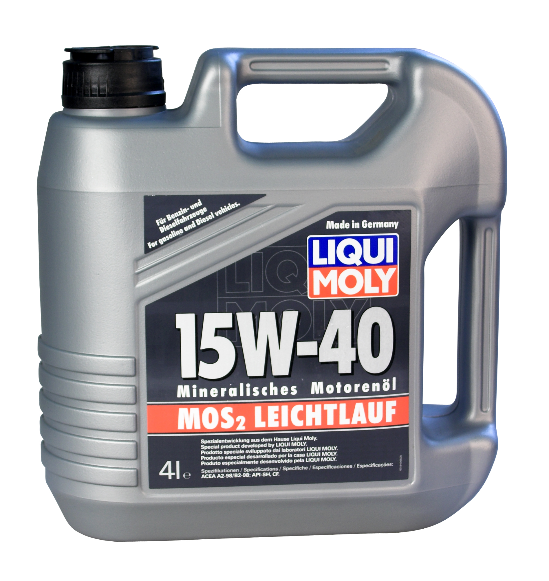 Купить LIQUI MOLY 1949 Моторное масло Liqui moly Super Motor Oil MoS2 15w-40 4л