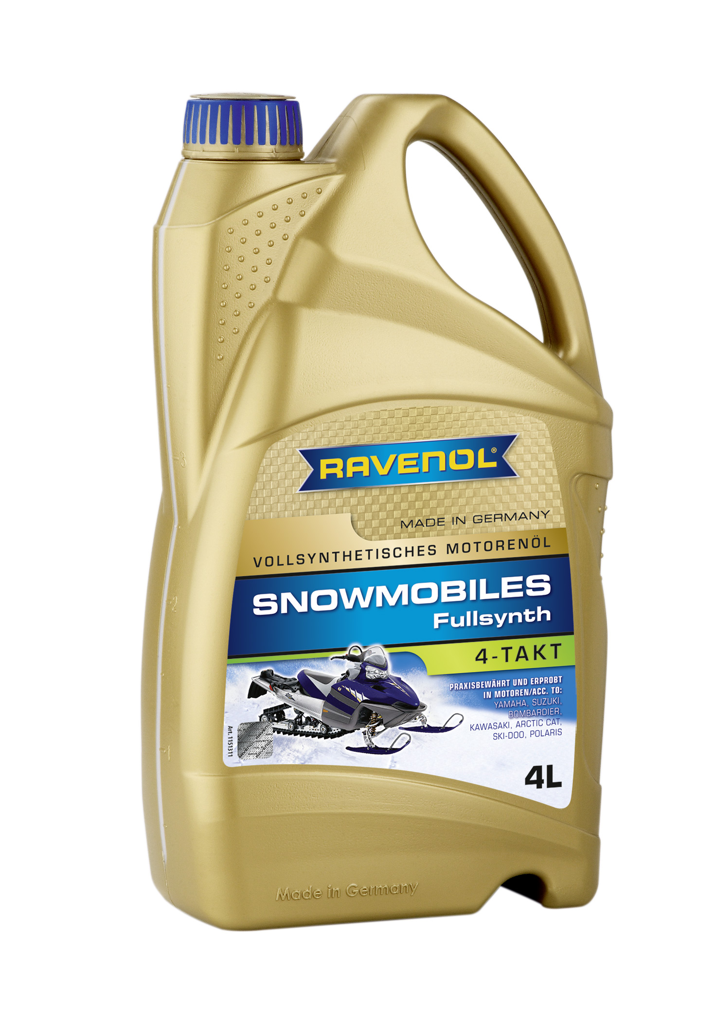 Купить RAVENOL 4014835728097 Моторное масло Ravenol Snowmobiles 4-Takt Fullsynth 5W-30 4л