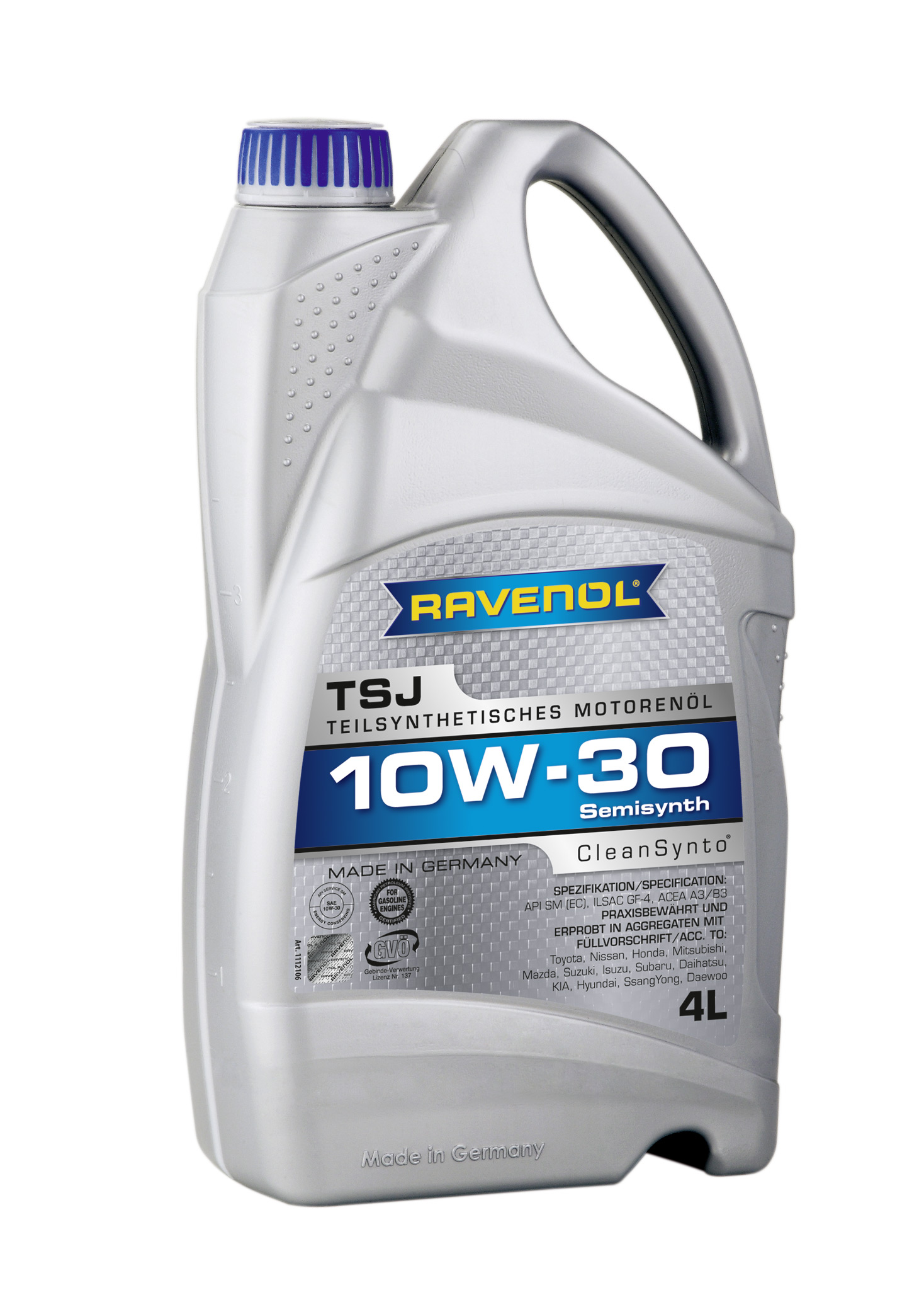 Купить RAVENOL 4014835724099 Моторное масло Ravenol TSJ SAE 10W-30 4л