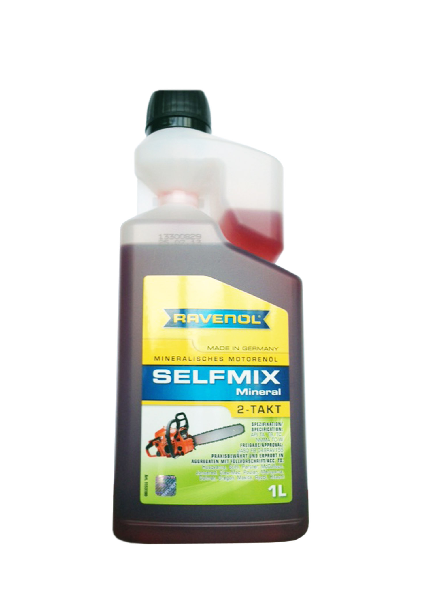 Купить RAVENOL 4014835780019 Моторное масло Ravenol Selfmix 2T с дозатором 5W-30 1л