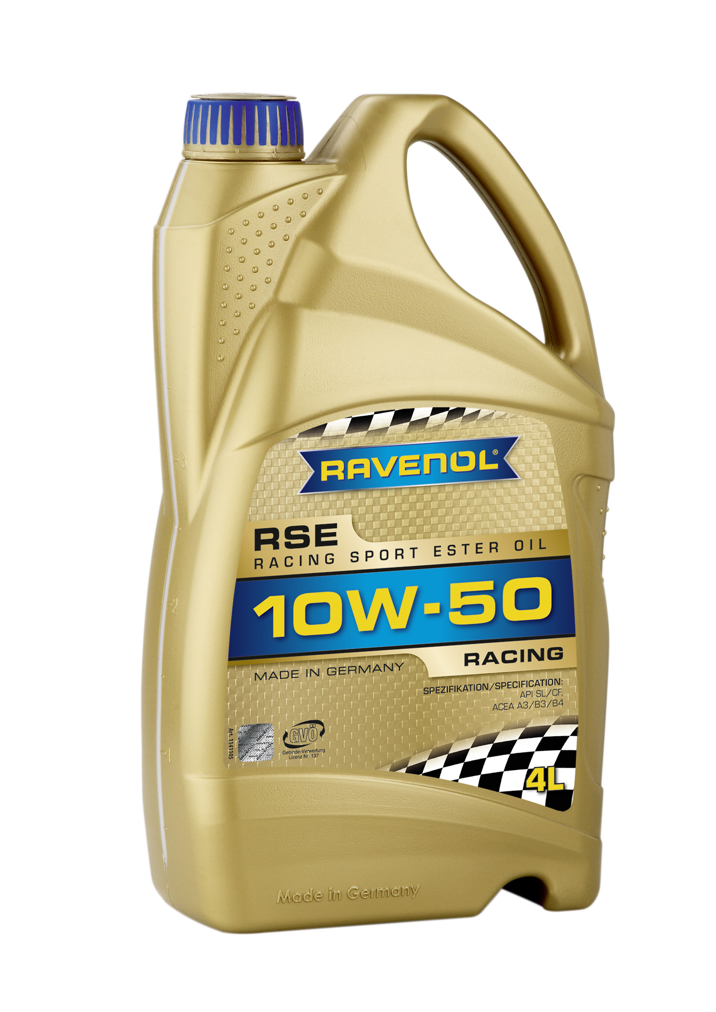 Купить RAVENOL 4014835726895 Моторное масло Ravenol Racing Sport Ester SAE 10W-50 4л