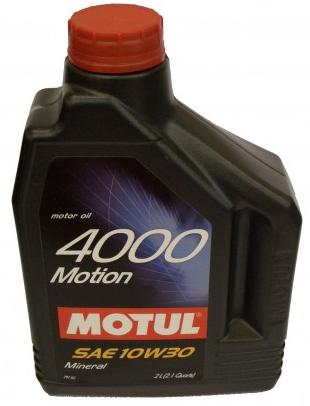 Купить MOTUL 100333 Моторное масло Motul 4000 Motion 10W-30 2л
