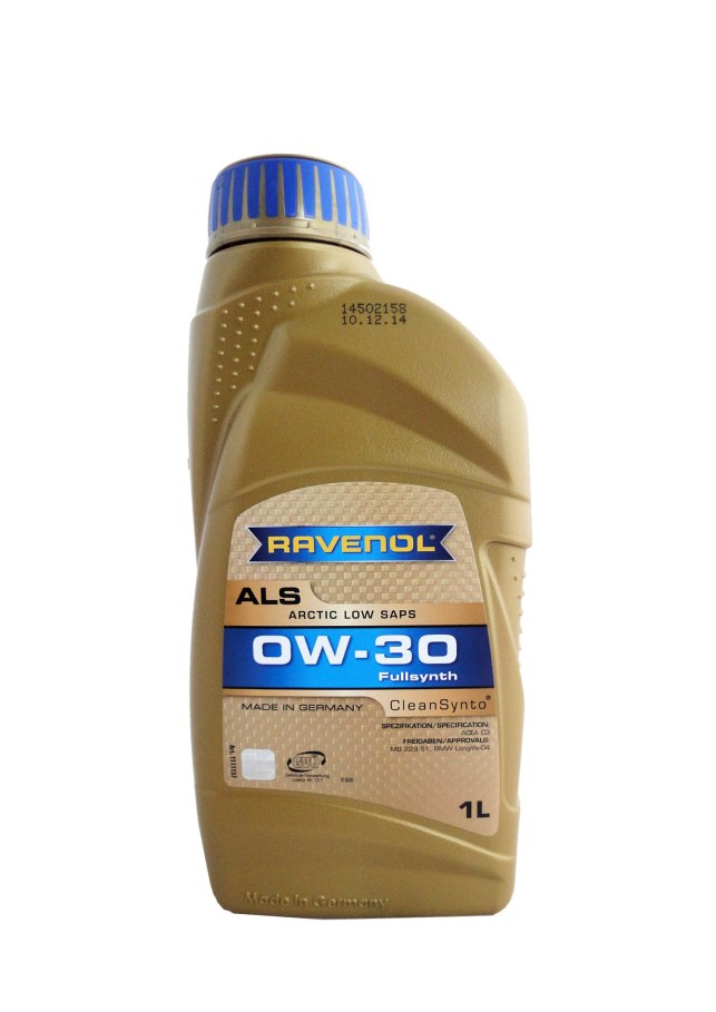 Купить RAVENOL 4014835797710 Моторное масло Ravenol Arctic Low SAPS ALS SAE 0W-30 1л