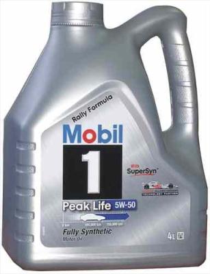 Купить MOBIL 152082 Моторное масло Mobil 1 Peak Life 5W-50 4л