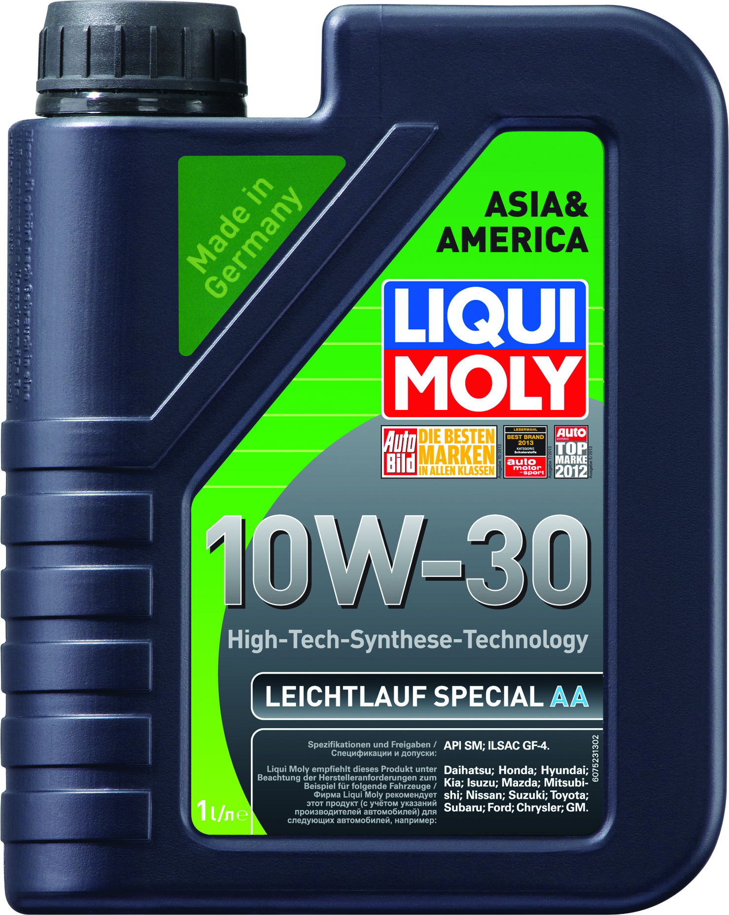 Купить LIQUI MOLY 7523 Моторное масло Liqui moly Leichtlauf Special AA 10W-30 1л
