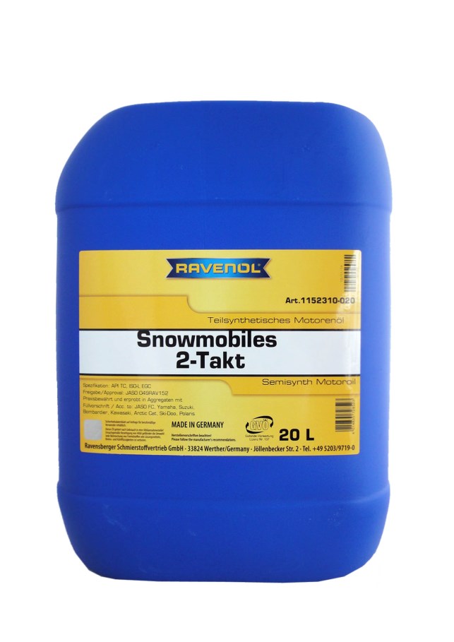 Купить RAVENOL 4014835728523 Моторное масло Ravenol Snowmobiles Teilsynth 2-Takt SAE 5W-30 20л